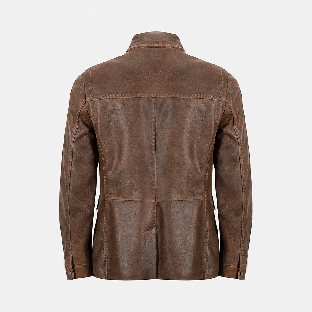 K15139 ERKEK DERİ CEKET-E