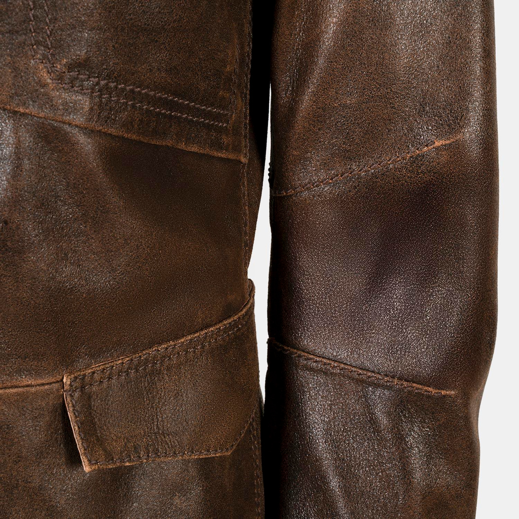 K15139 ERKEK DERİ CEKET-E