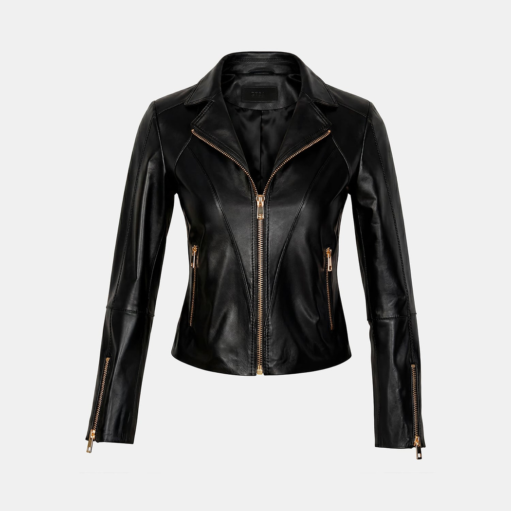 K15325 KADIN DERİ CEKET