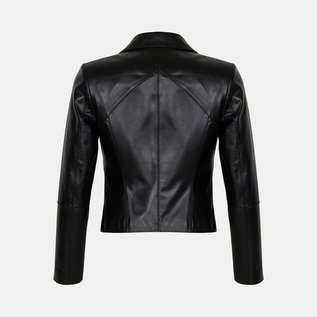 K15325 KADIN DERİ CEKET