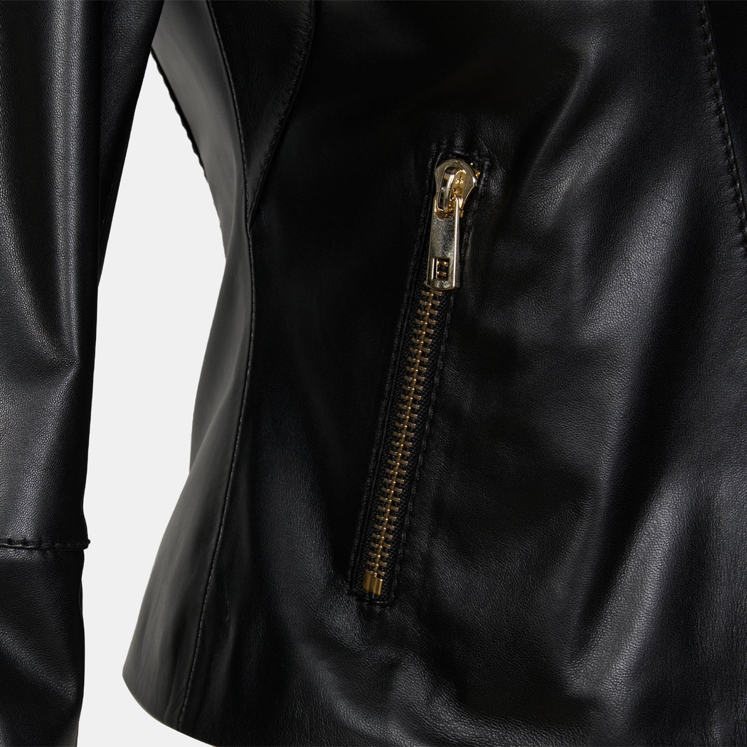 K15325 KADIN DERİ CEKET