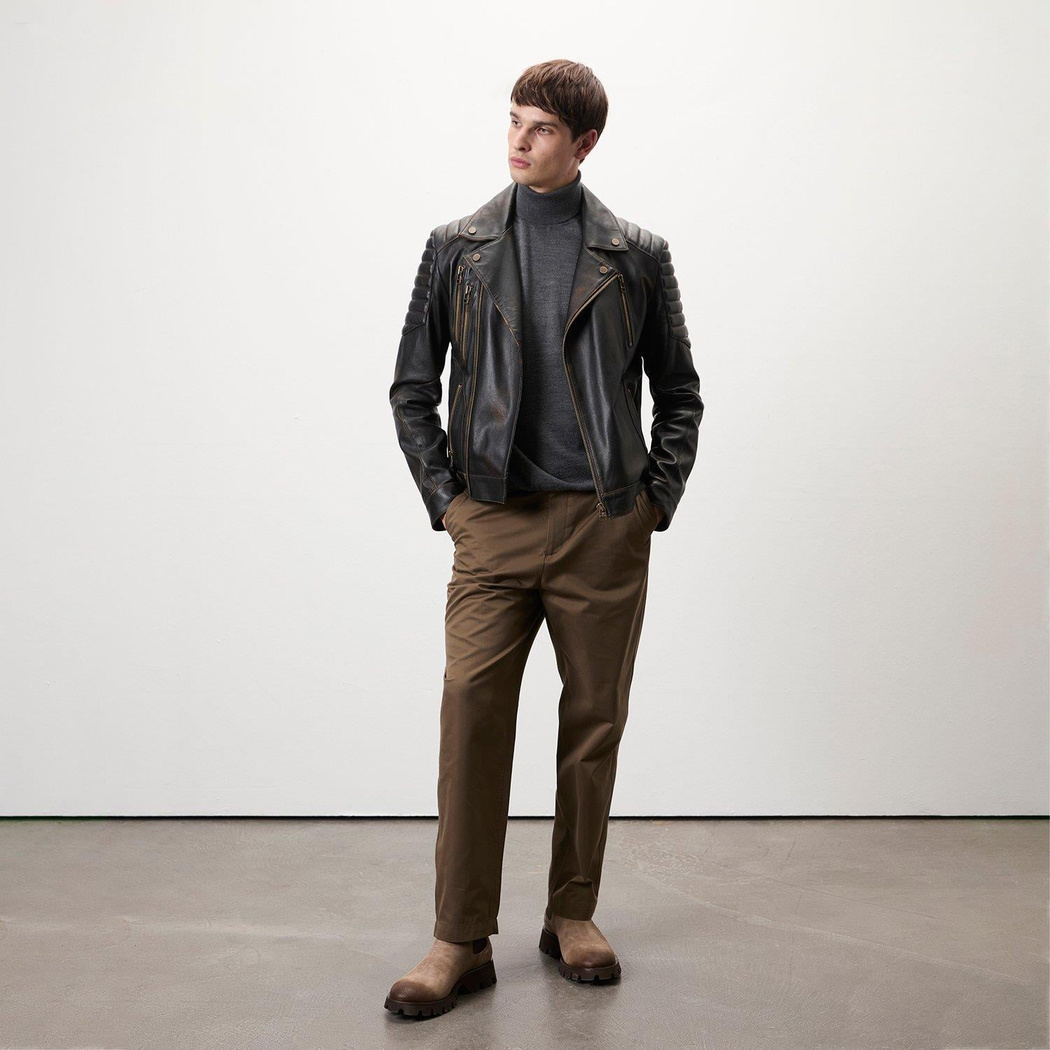 K9119 ERKEK DERİ CEKET(ÖZEL S.)