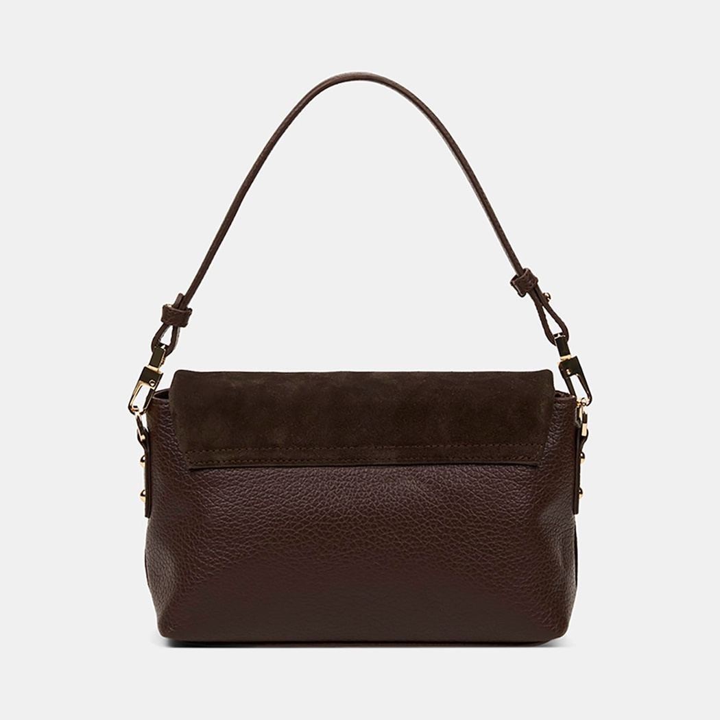Kadın Acı Kahve Ayarlanabilir Askılı Süet Omuz Çantası