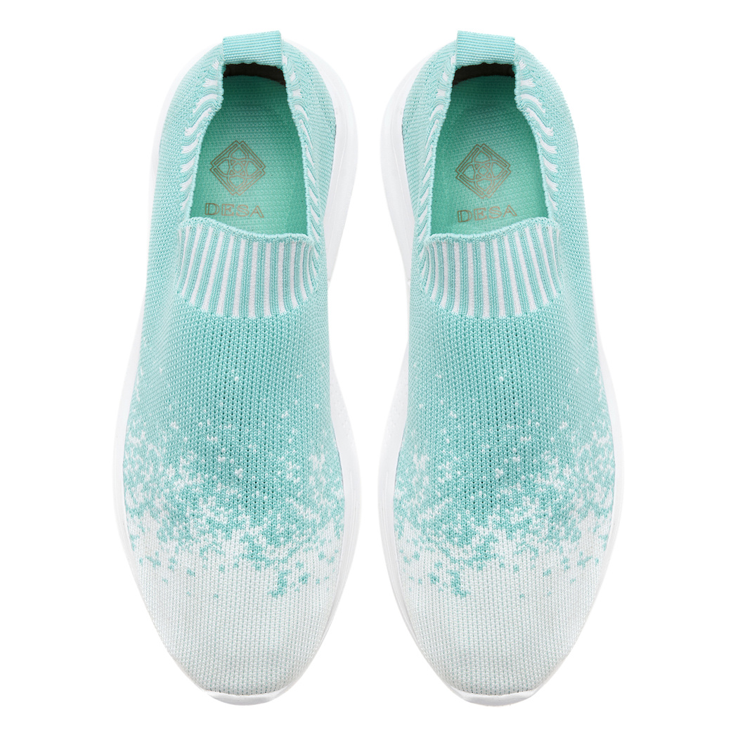 Kadın Açık Mavi Triko Spor Ayakkabı