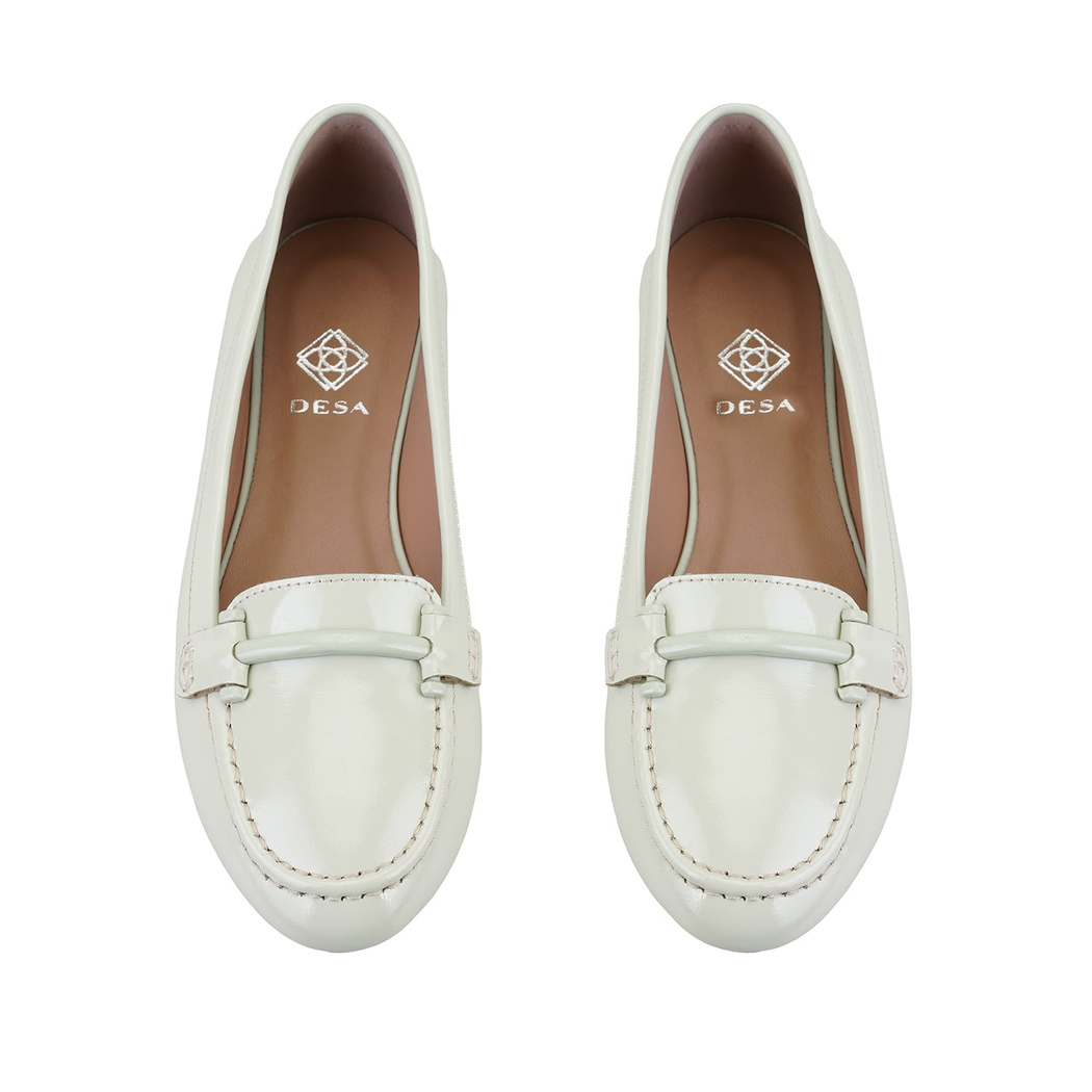 Kadın Açık Yeşil Deri Babet