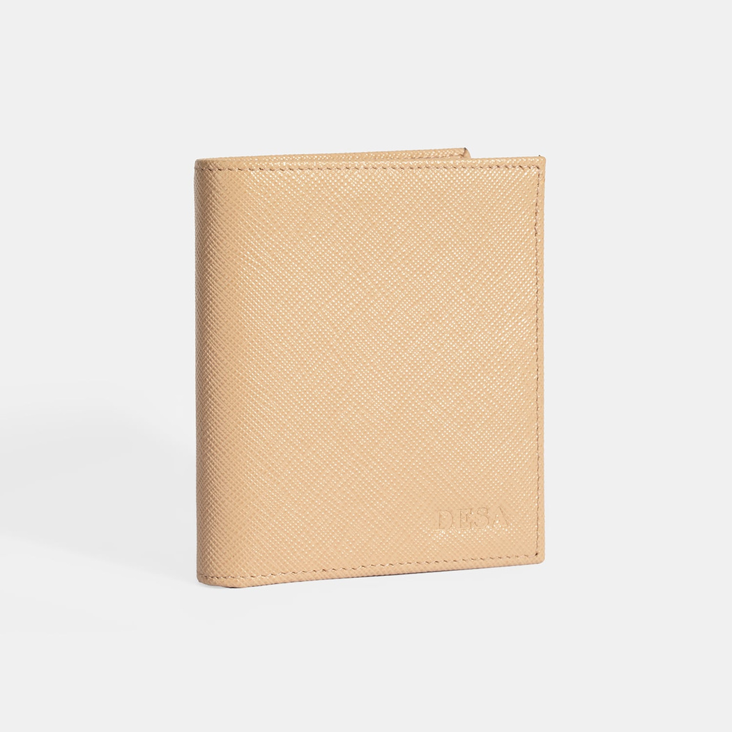 Kadın Bej Deri Cüzdan