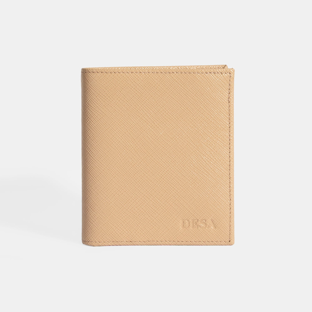 Kadın Bej Deri Cüzdan