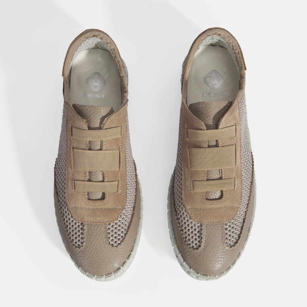 Kadın Bej Perforeli Günlük Ayakkabı