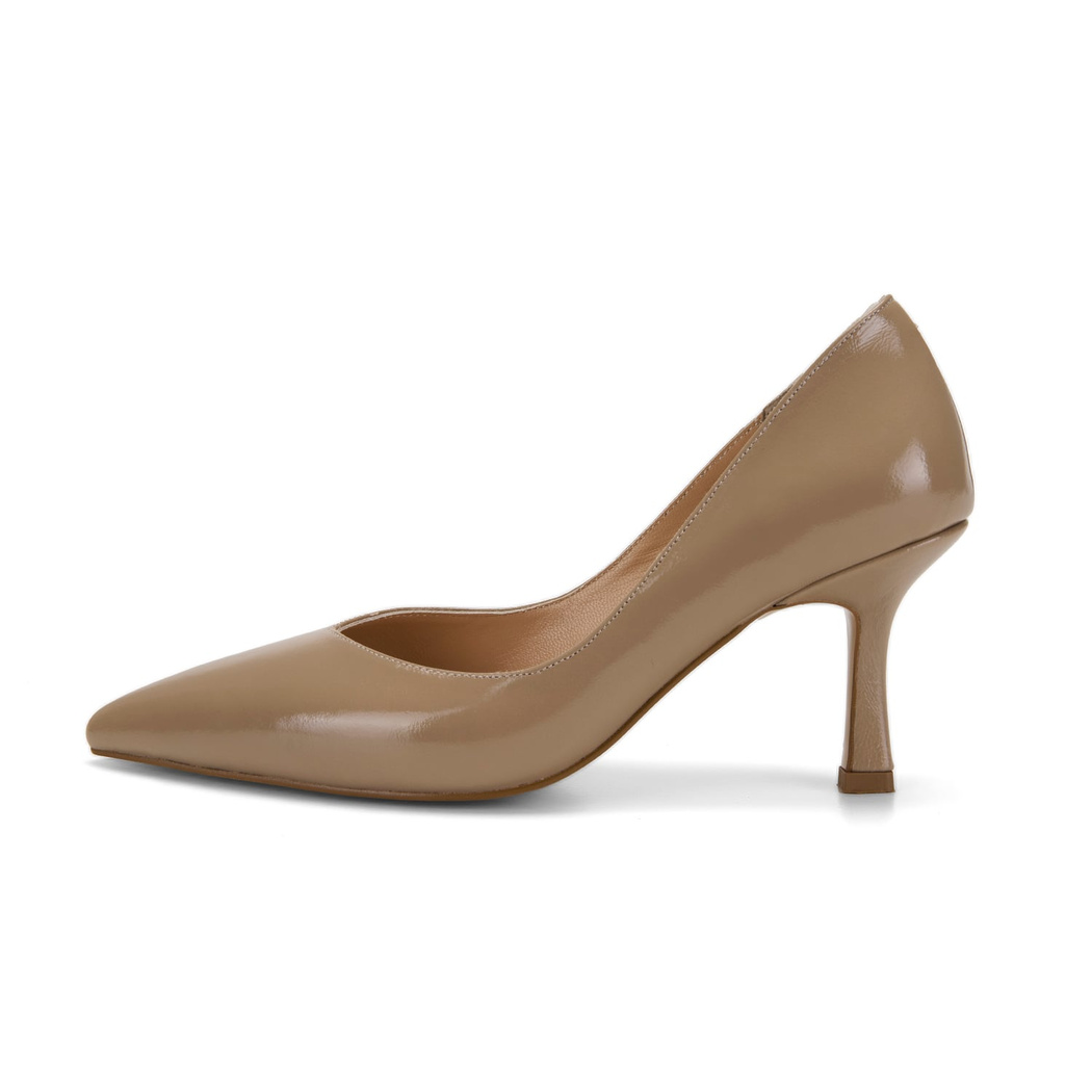 Kadın Bej Rugan Stiletto