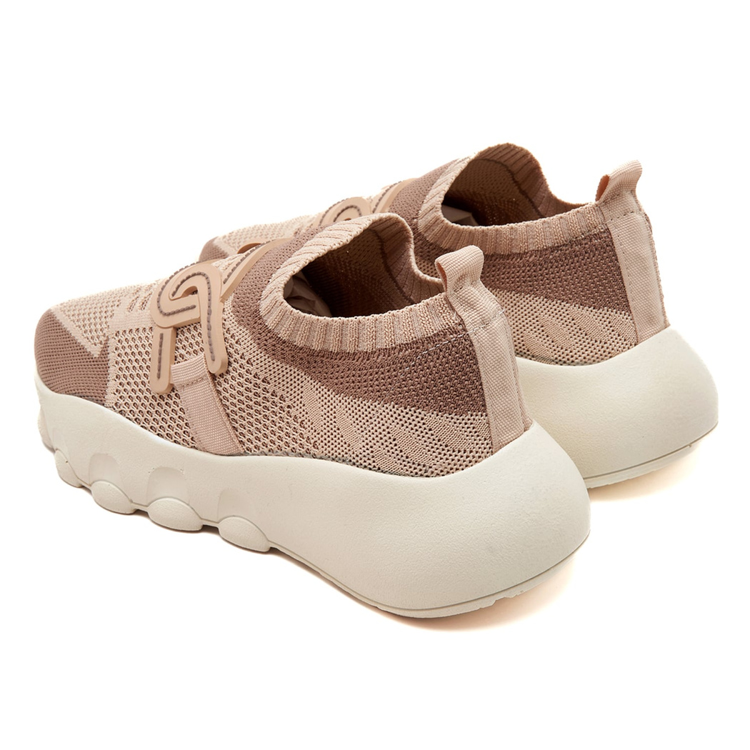 Kadın Bej Triko Spor Ayakkabı