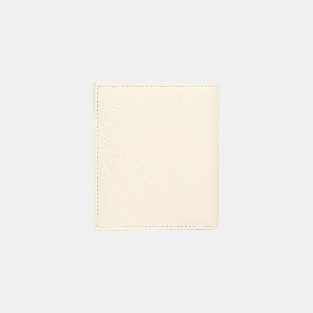 Kadın Beyaz D Logolu Deri Cüzdan