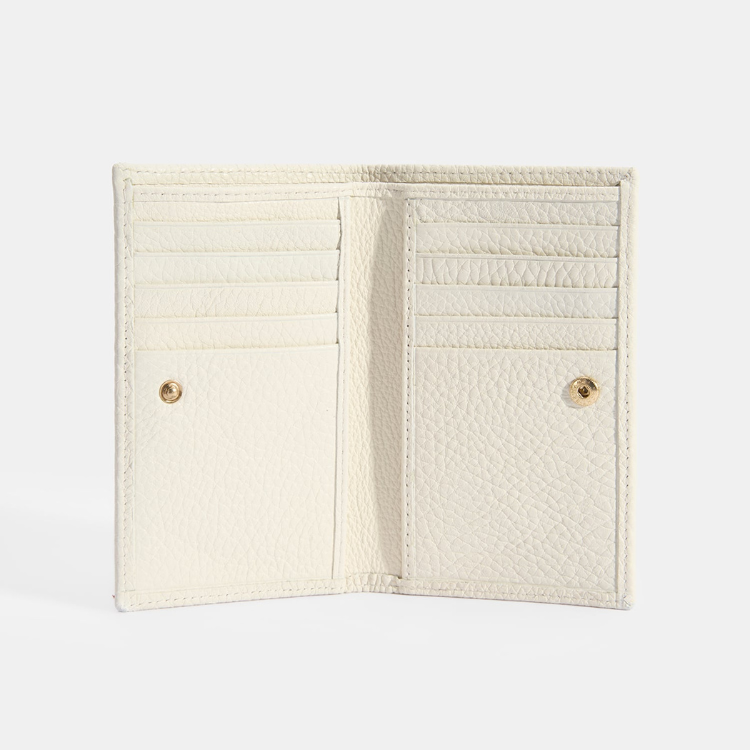 Kadın Beyaz Deri Cüzdan
