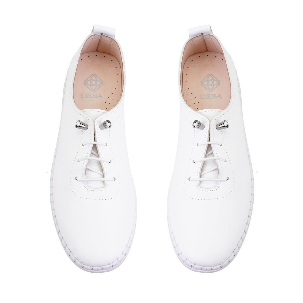 Kadın Beyaz Deri Günlük Ayakkabı