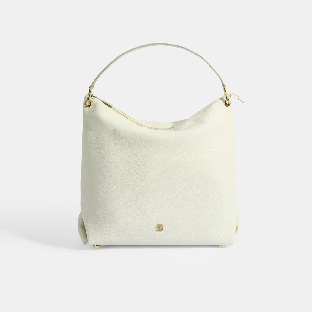 Kadın Beyaz Deri Omuz Çantası