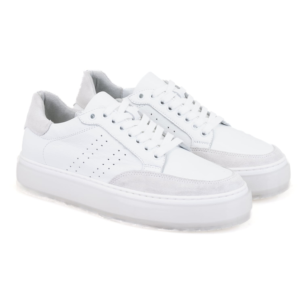 Kadın Beyaz Deri Spor Ayakkabı