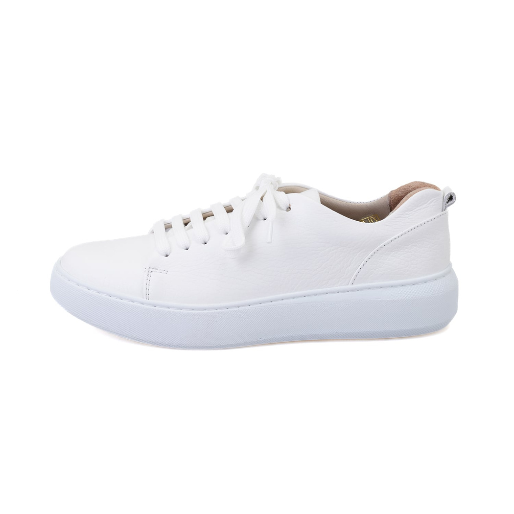 Kadın Beyaz Deri Spor Ayakkabı