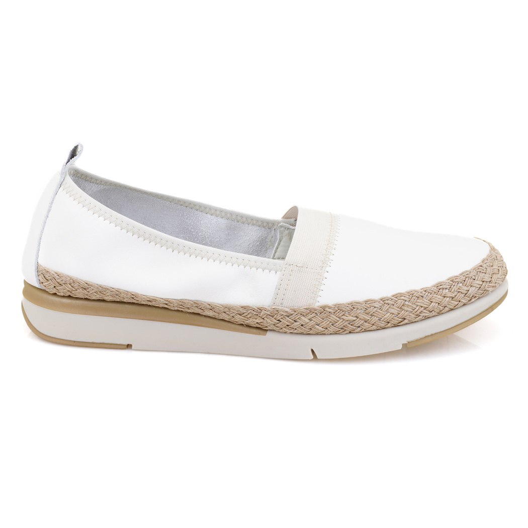 Kadın Beyaz DesaComfort Deri Günlük Ayakkabı