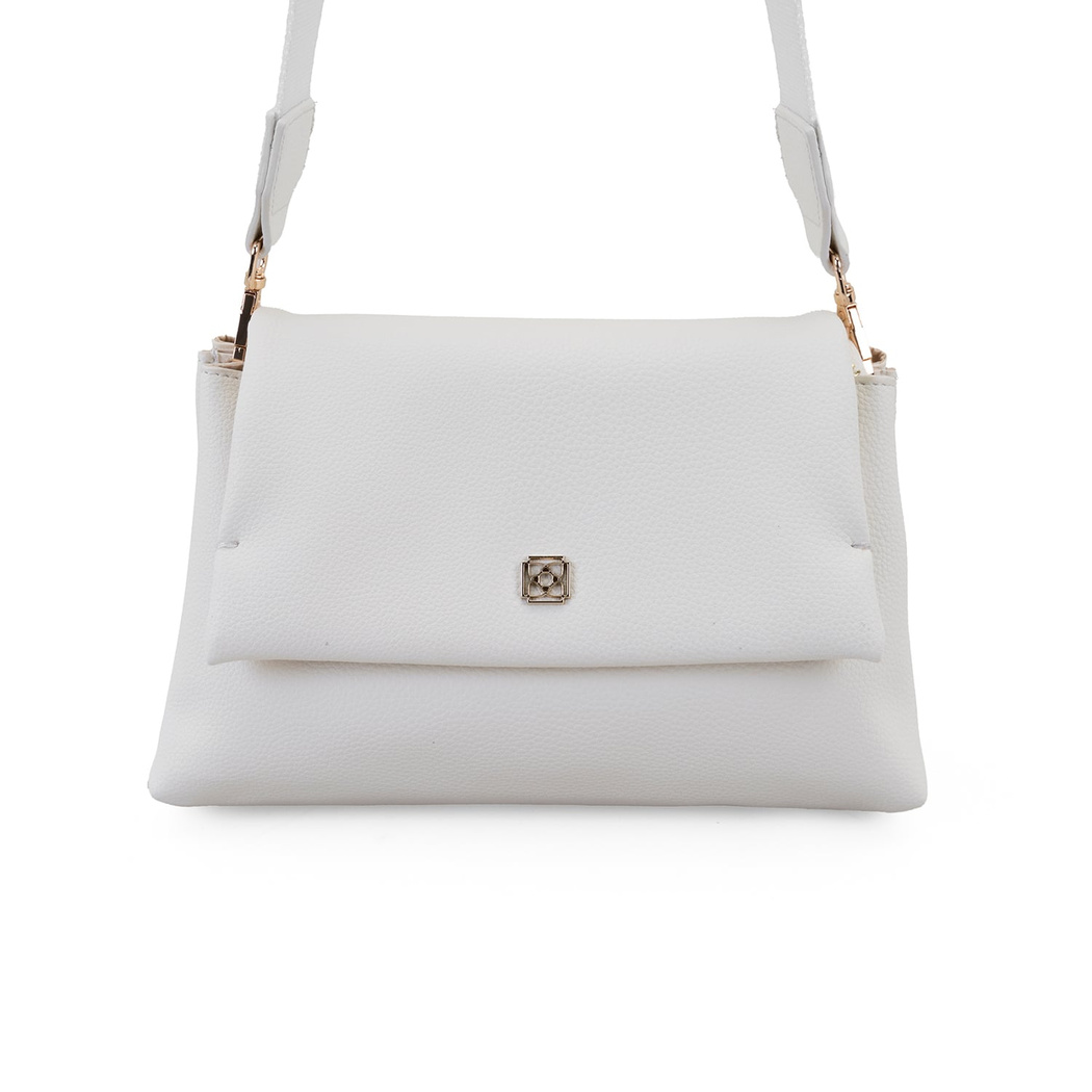 Kadın Beyaz Postacı Çantası