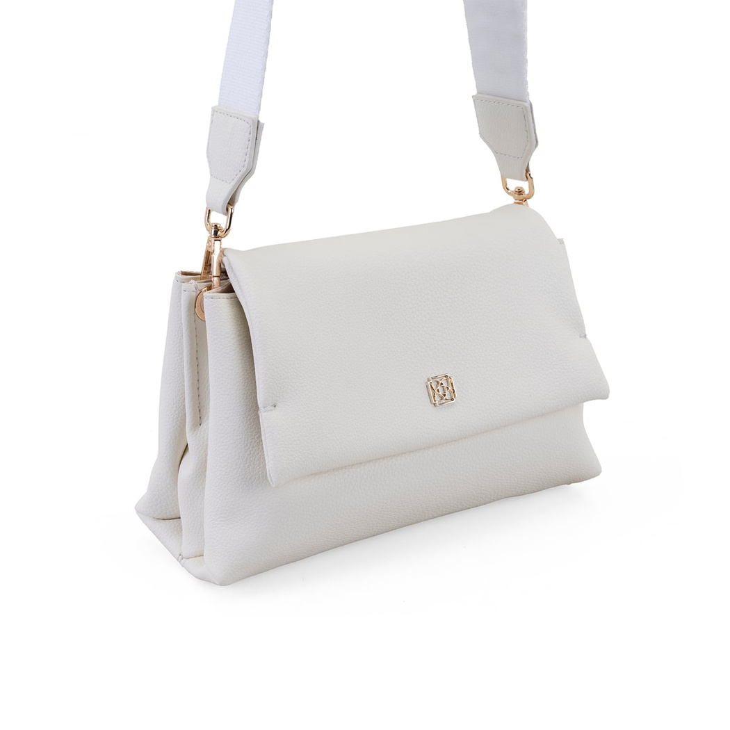 Kadın Beyaz Postacı Çantası