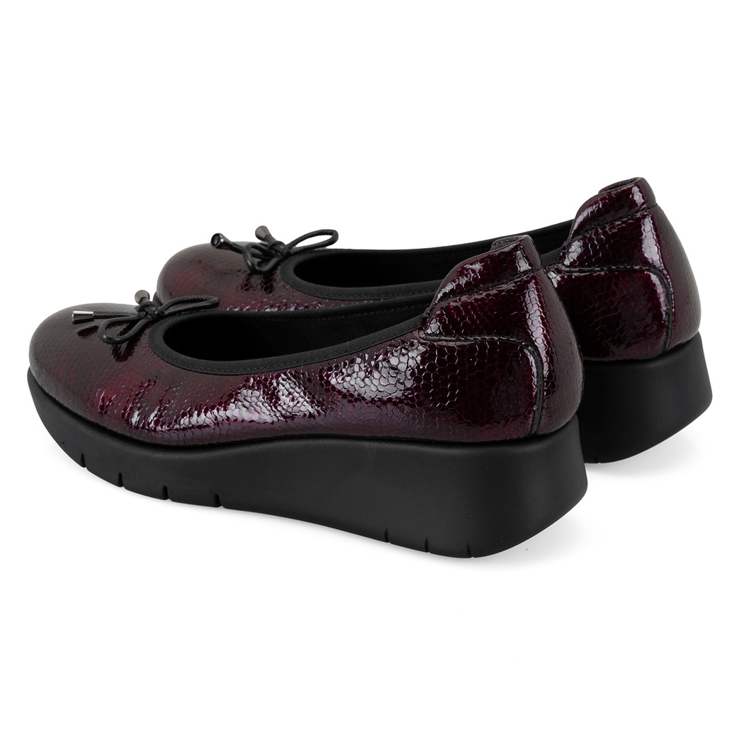 Kadın Bordo DesaComfort Deri Günlük Ayakkabı