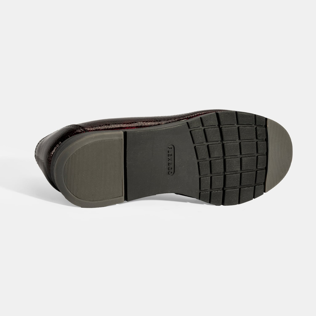 Kadın Bordo DesaComfort Günlük Deri Ayakkabı