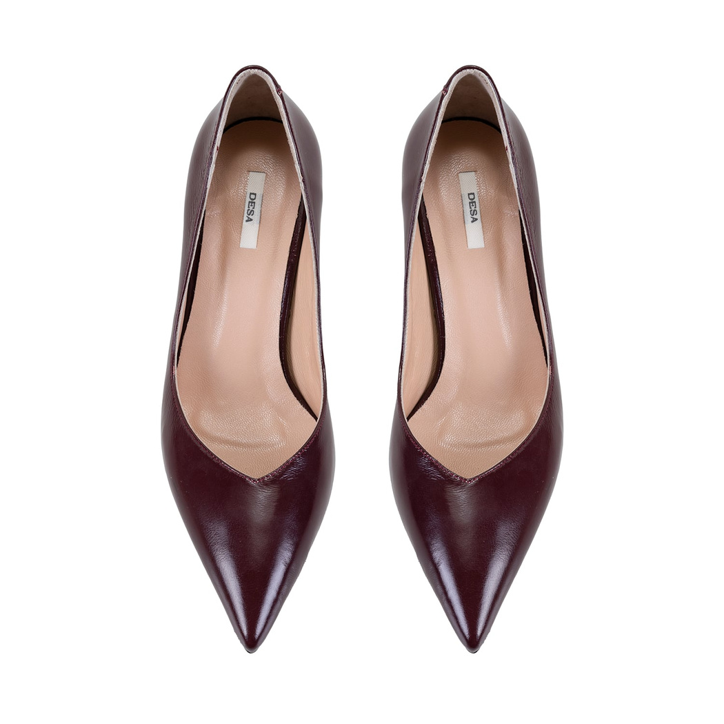 Kadın Bordo Rugan Stiletto