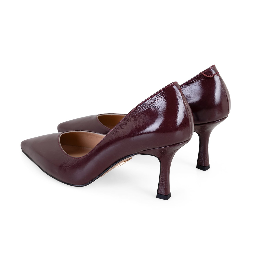 Kadın Bordo Rugan Stiletto