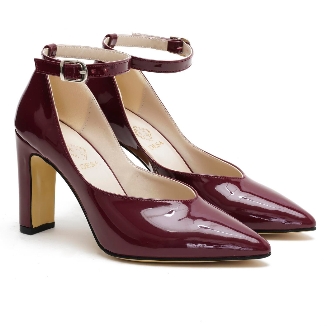 Kadın Bordo Topuklu Ayakkabı