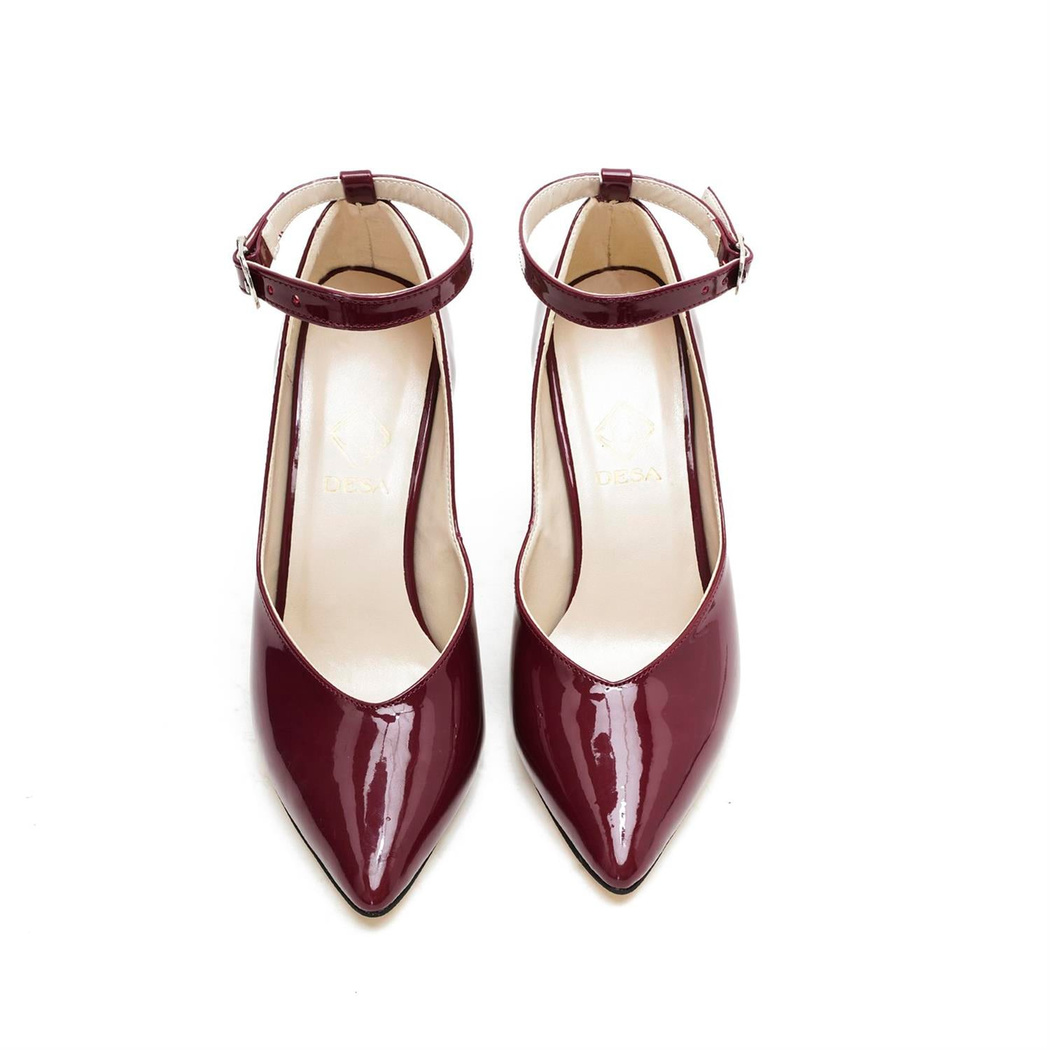 Kadın Bordo Topuklu Ayakkabı