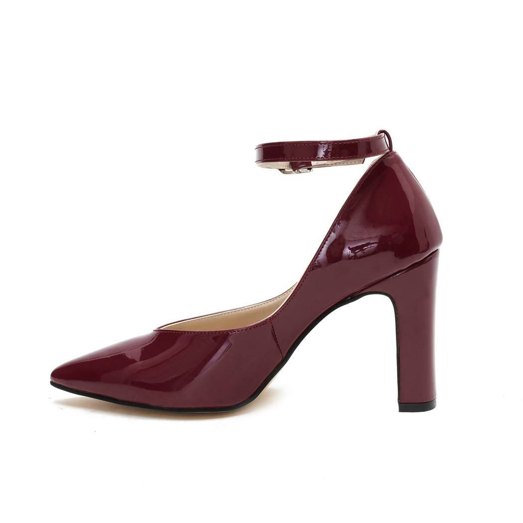 Kadın Bordo Topuklu Ayakkabı