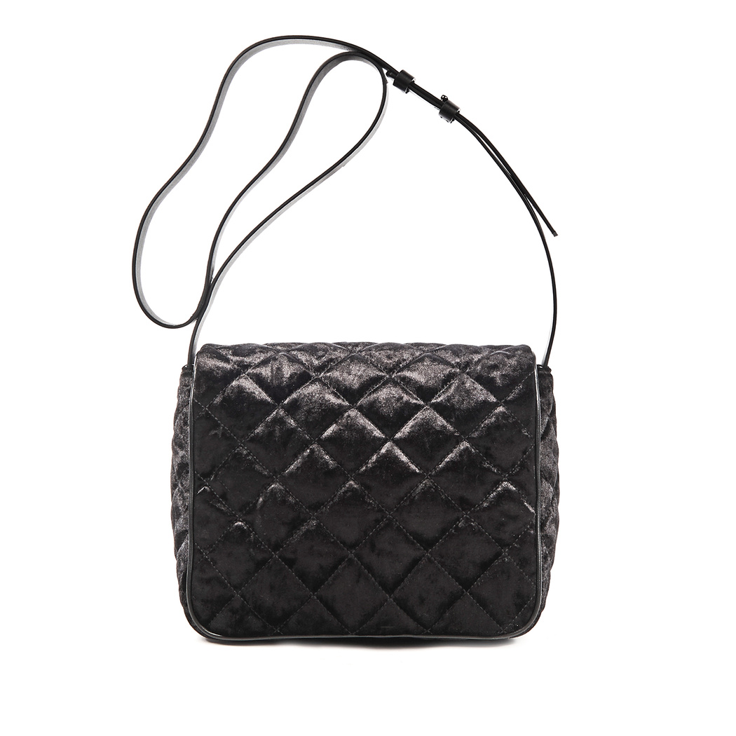 Kadın Deri Kadife Omuz Askılı Çanta