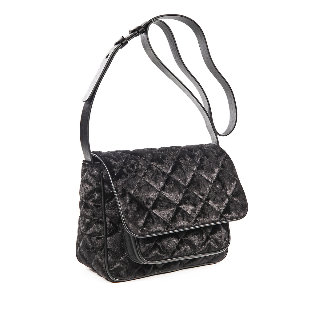 Kadın Deri Kadife Omuz Askılı Çanta