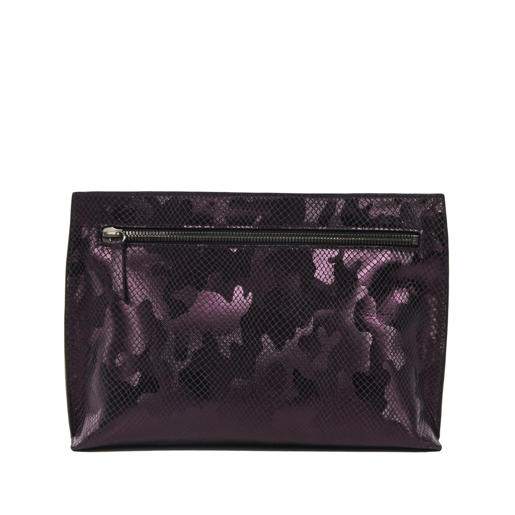 Kadın Deri Kamuflaj Portföy Çanta