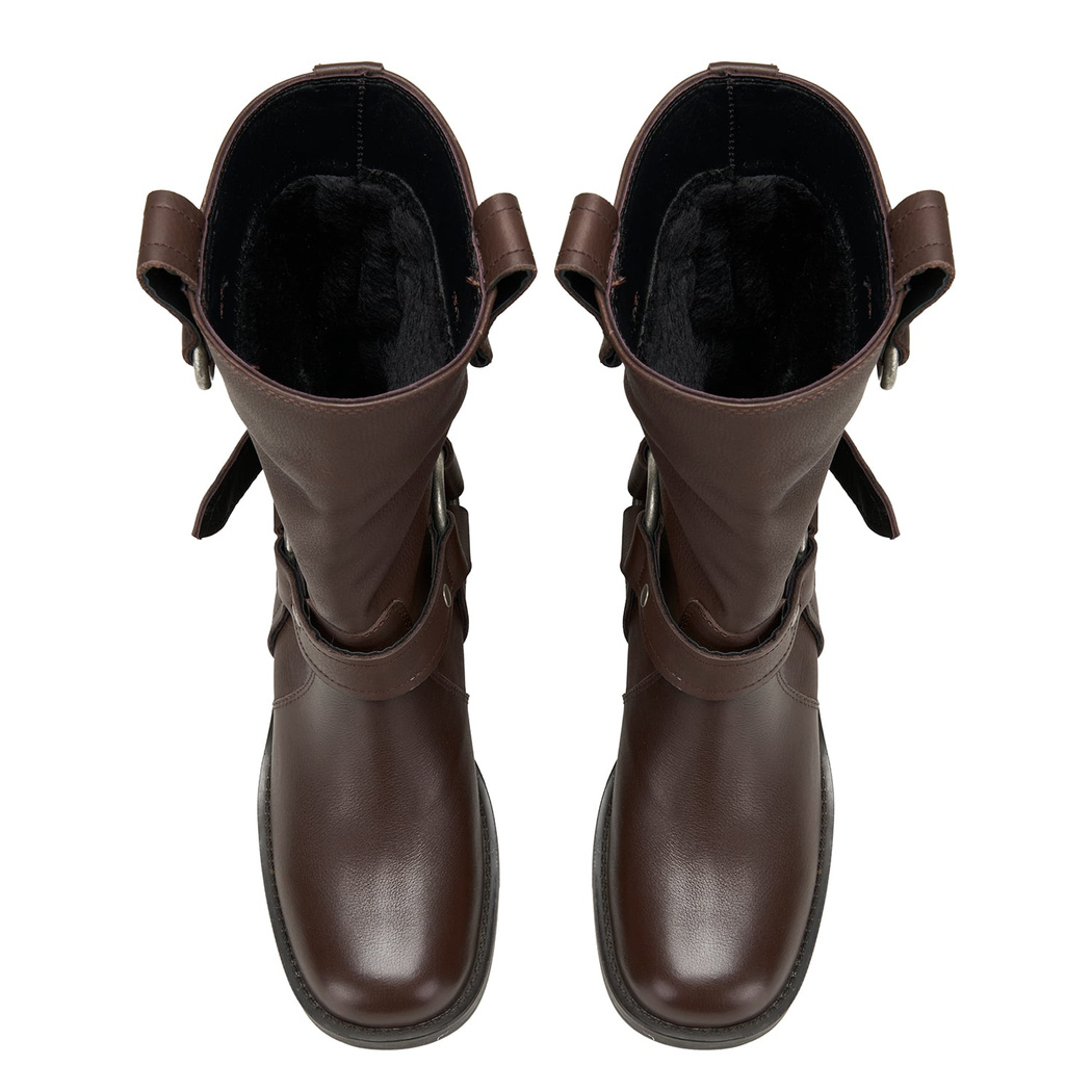 Kadın Deri Kovboy Çizme