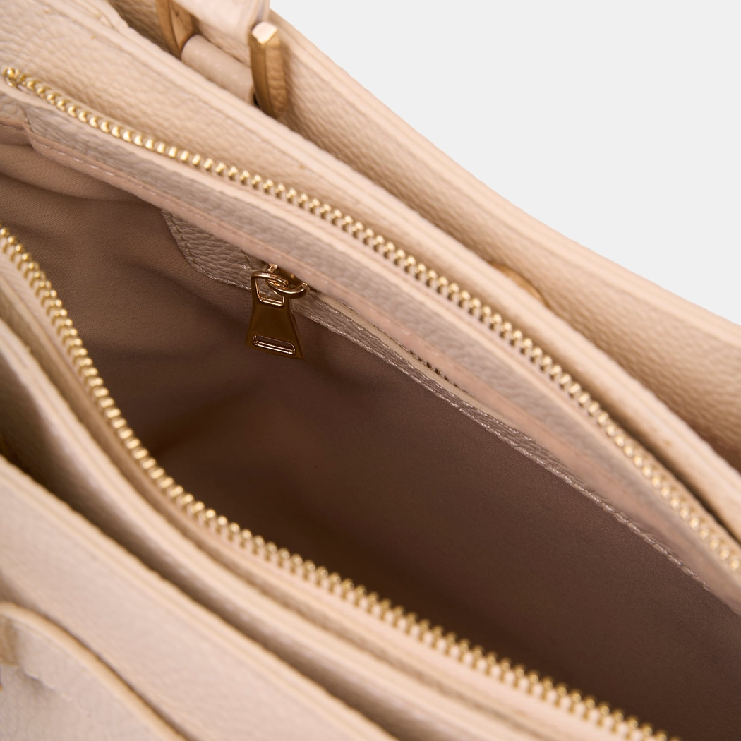 Kadın Ekru Omuz Askılı El Çantası