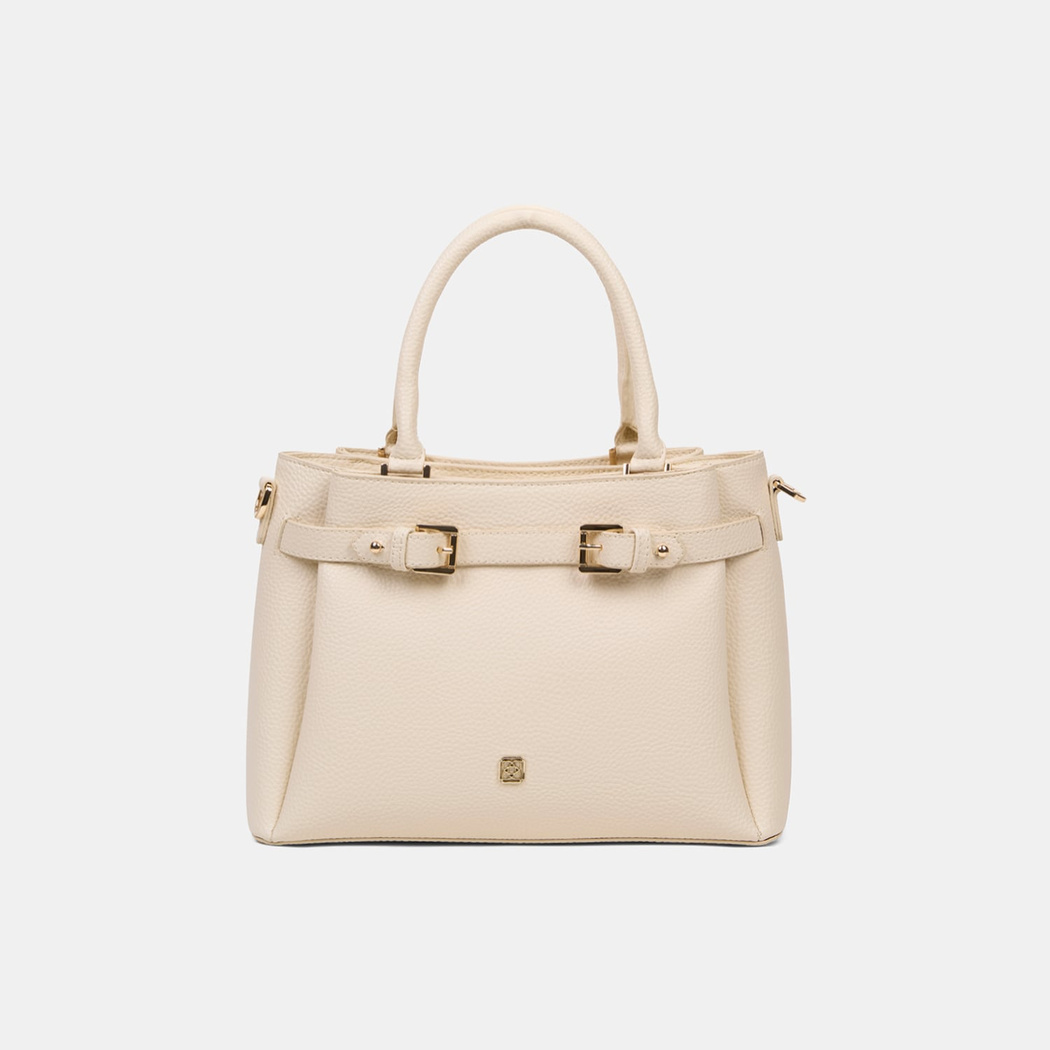 Kadın Ekru Omuz Askılı El Çantası