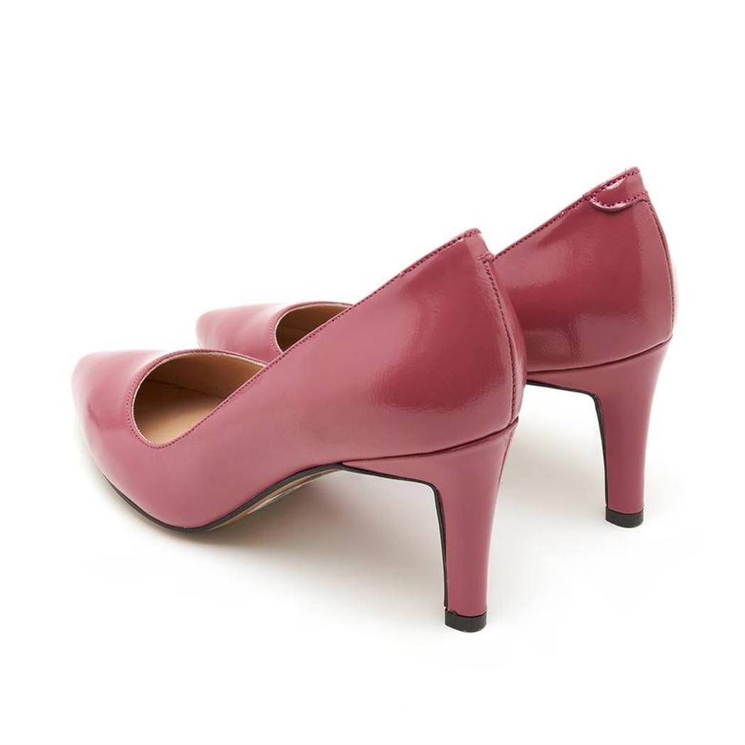 Kadın Fuşya Rugan Klasik Ayakkabı