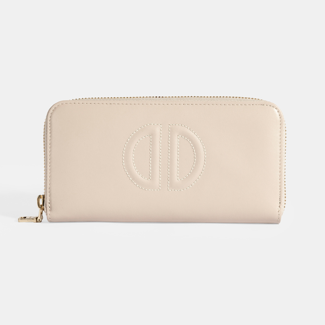 Kadın Gri Deri Cüzdan