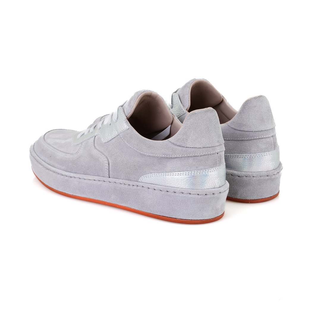 Kadın Gri Deri Günlük Ayakkabı