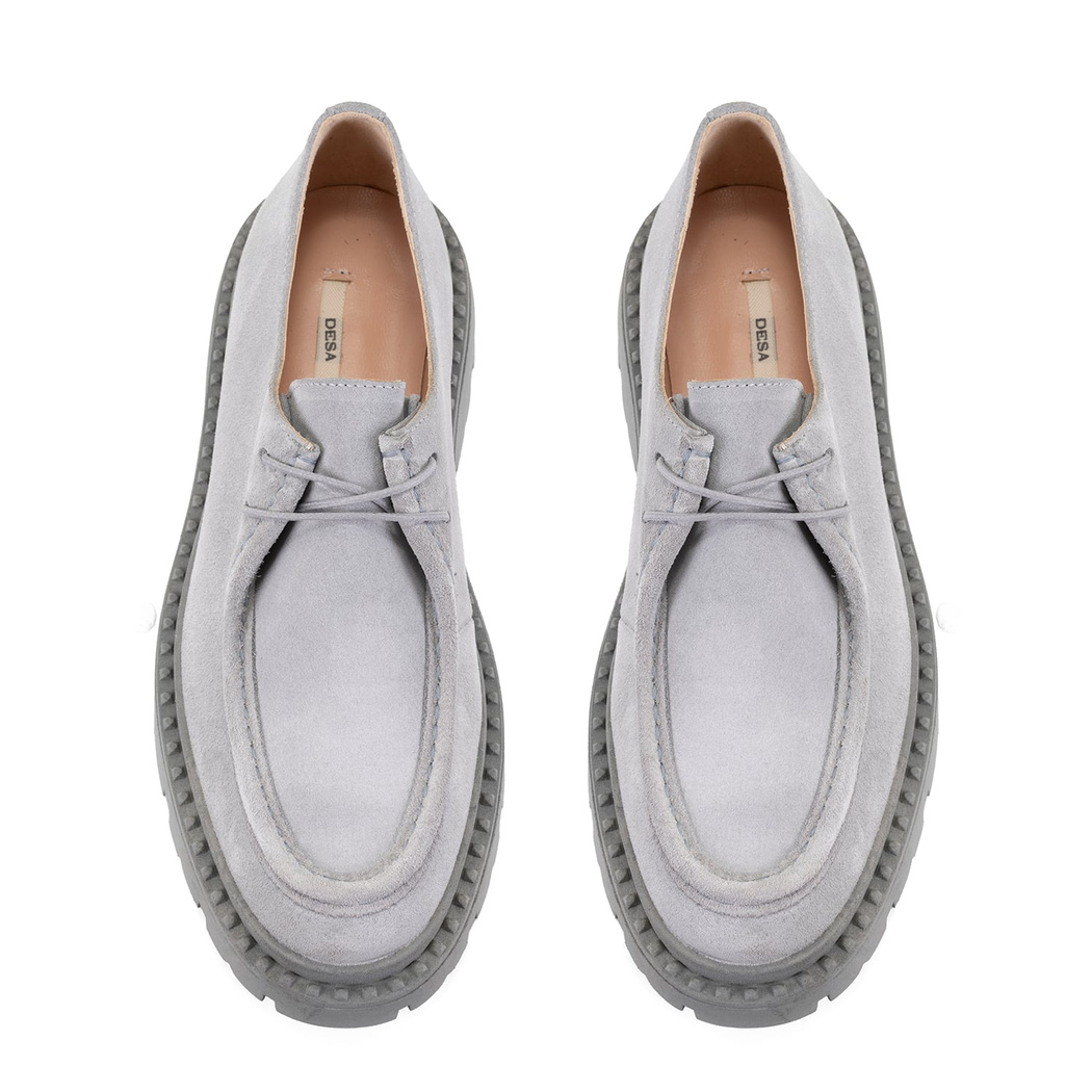 Kadın Gri Günlük Deri Ayakkabı