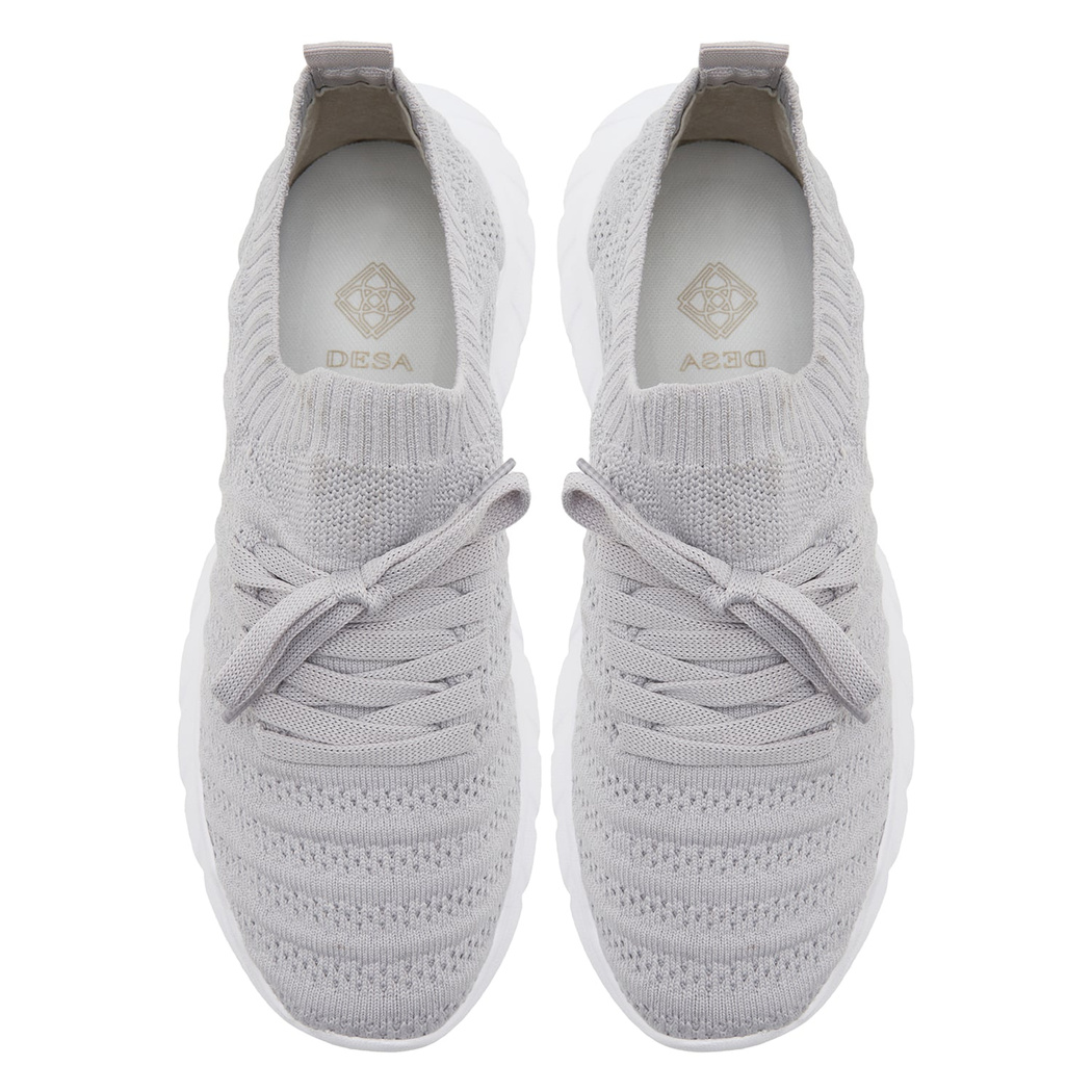 Kadın Gri Triko Günlük Ayakkabı