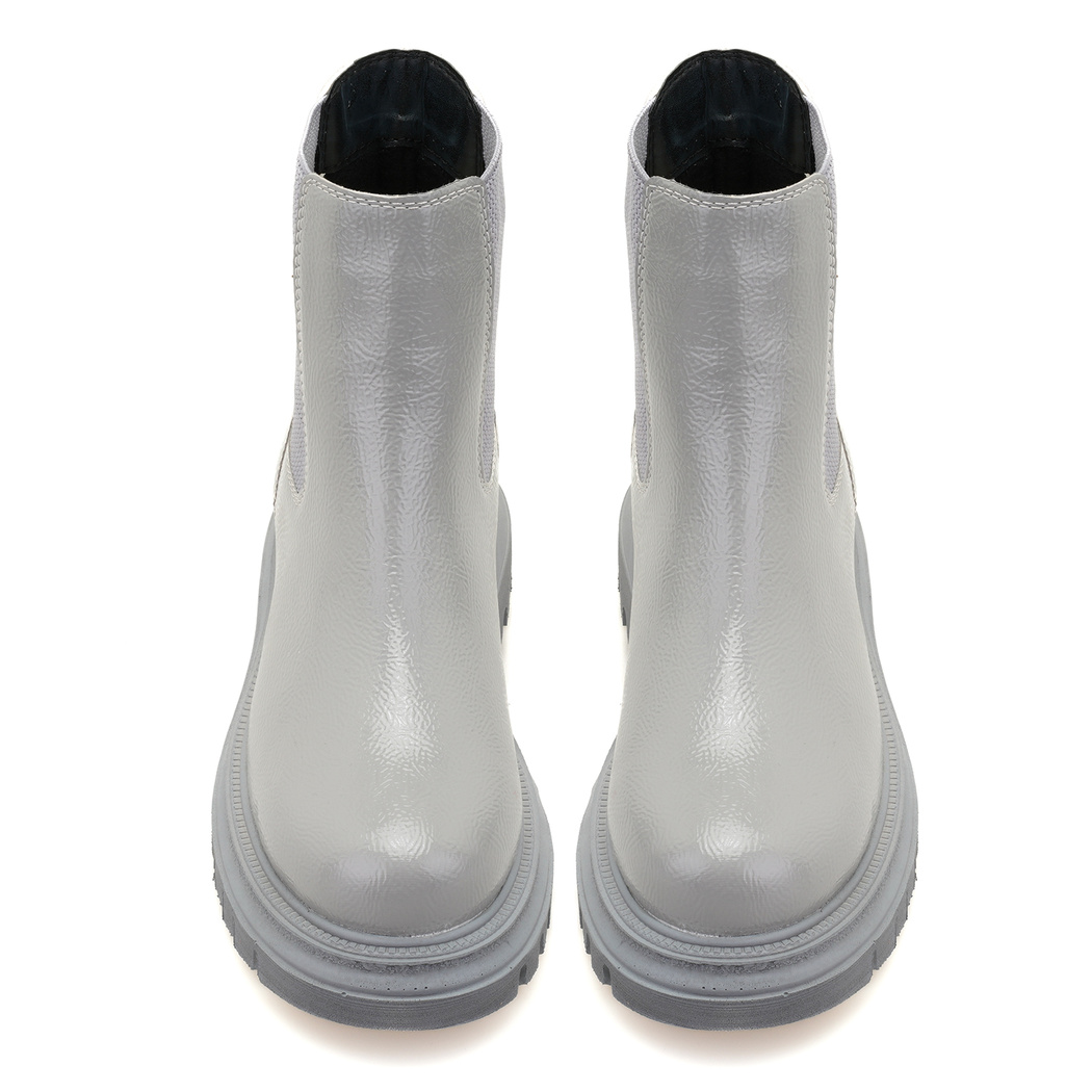 Kadın Gri Yandan Lastikli Chelsea Bot