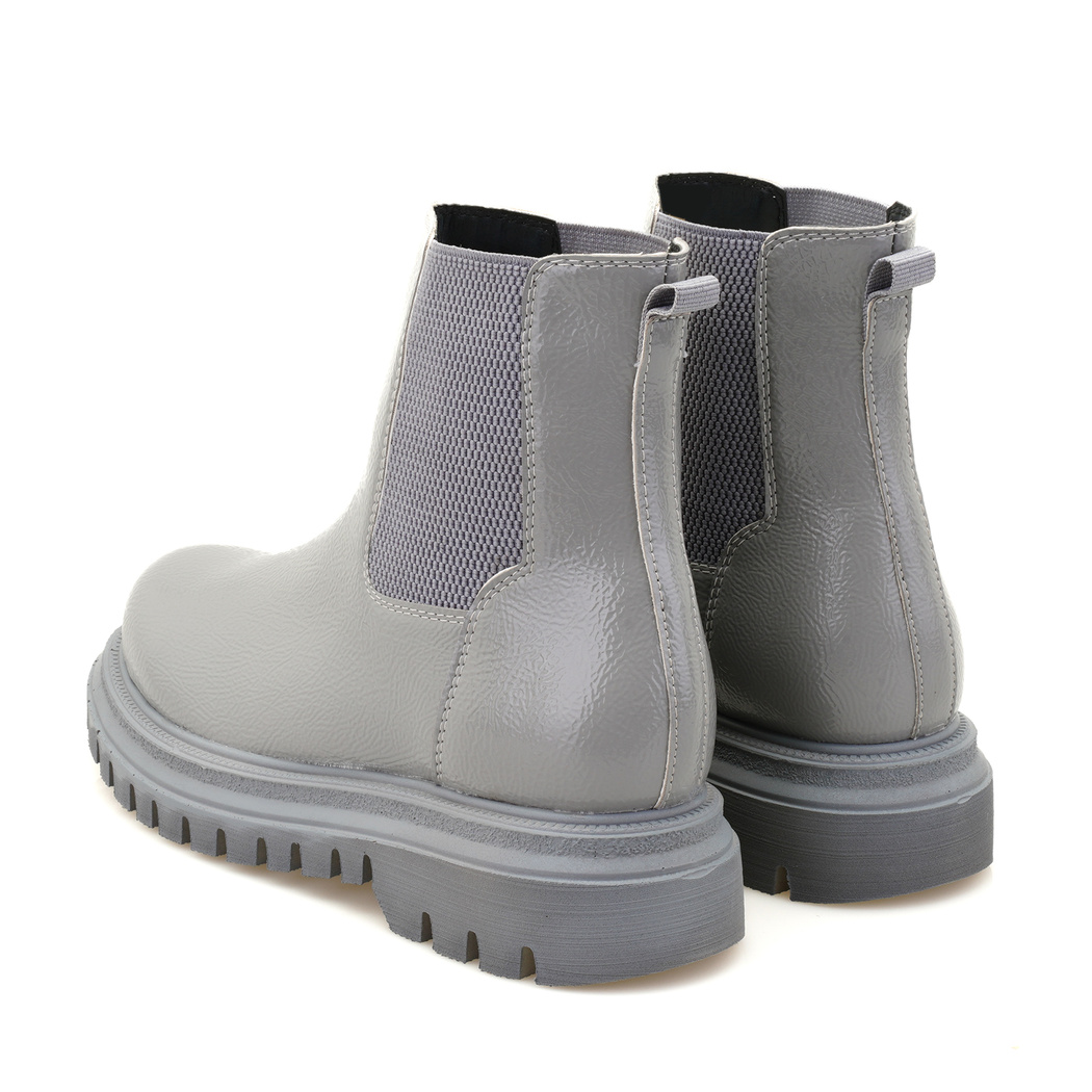 Kadın Gri Yandan Lastikli Chelsea Bot