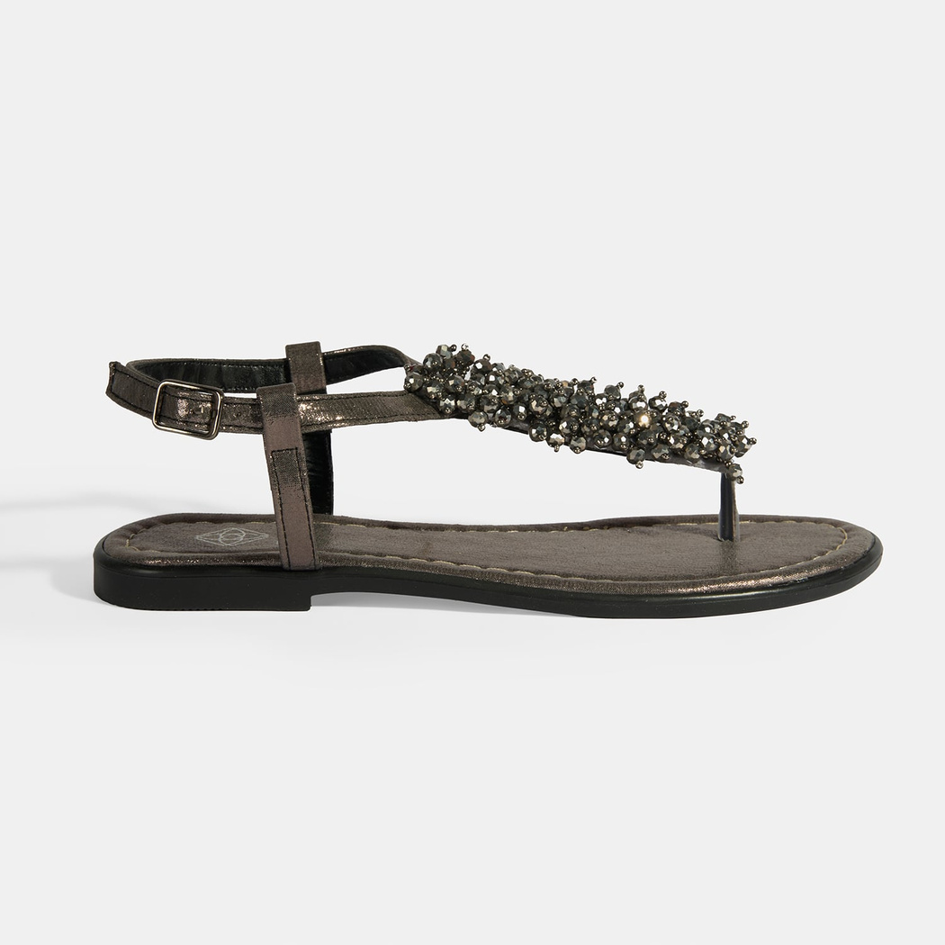 Kadın Gümüş Parmak Arası Sandalet