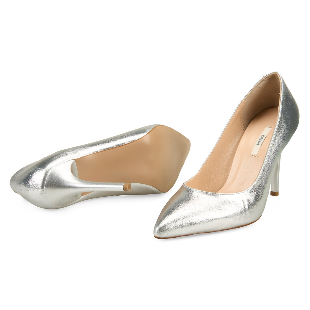 Kadın Gümüş Topuklu Stiletto