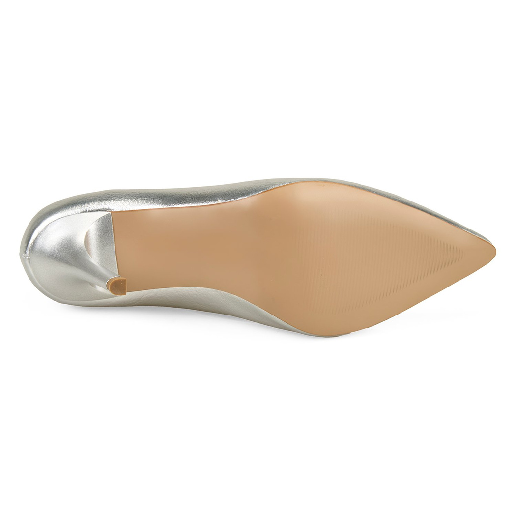 Kadın Gümüş Topuklu Stiletto