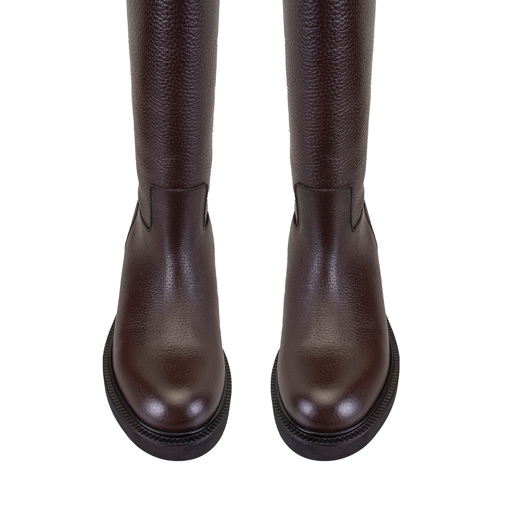 Kadın Kahve Deri Çizme