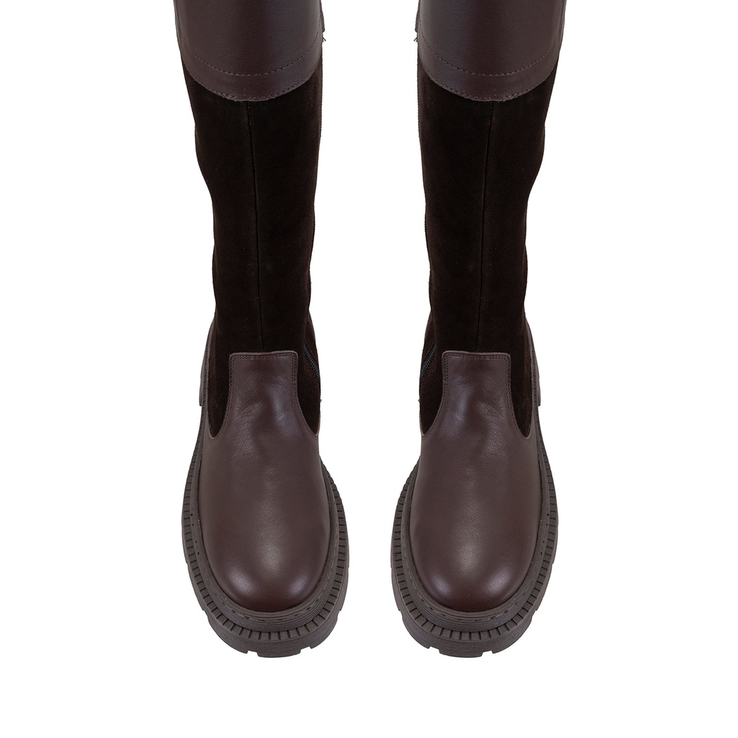Kadın Kahve Deri Çizme