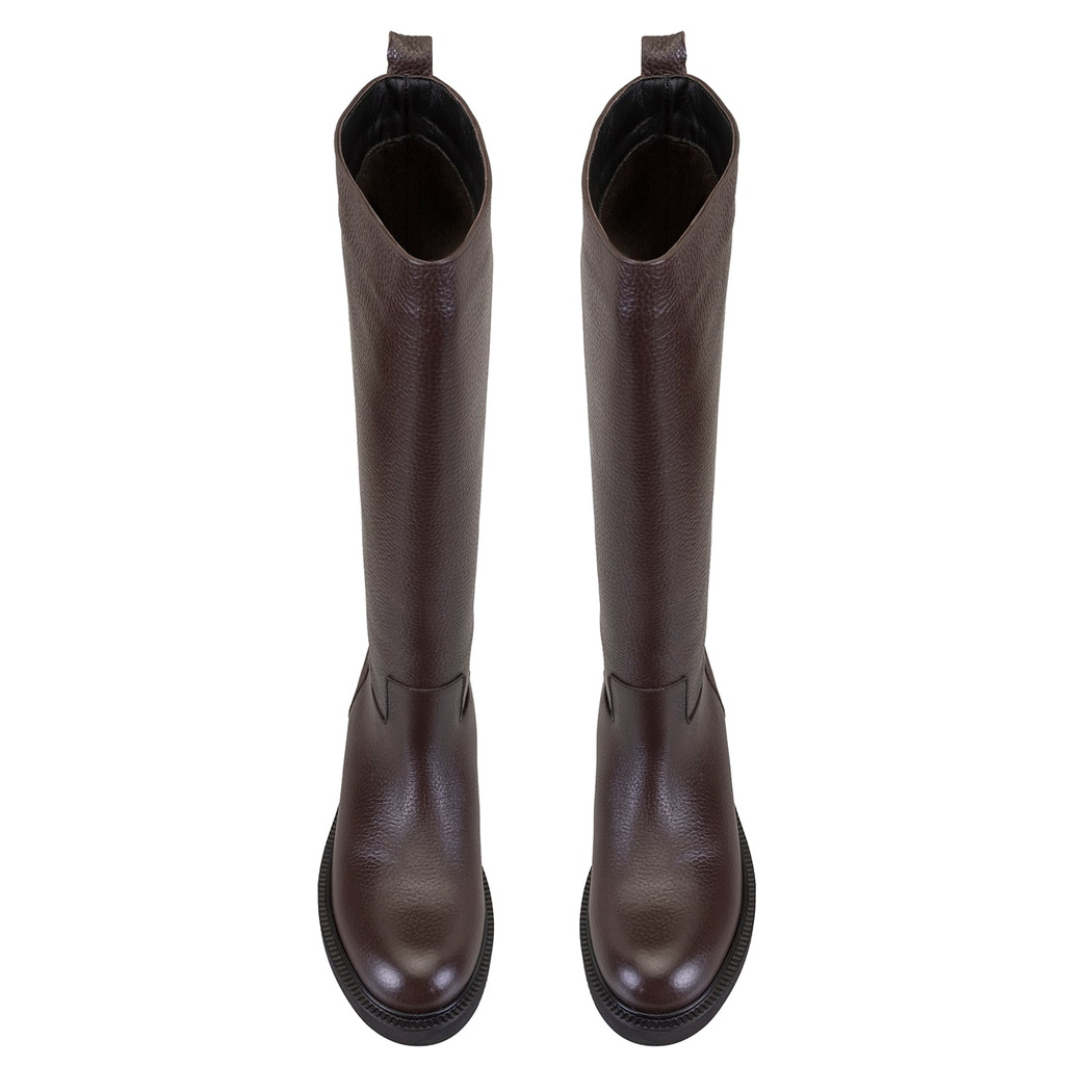 Kadın Kahve Deri Çizme