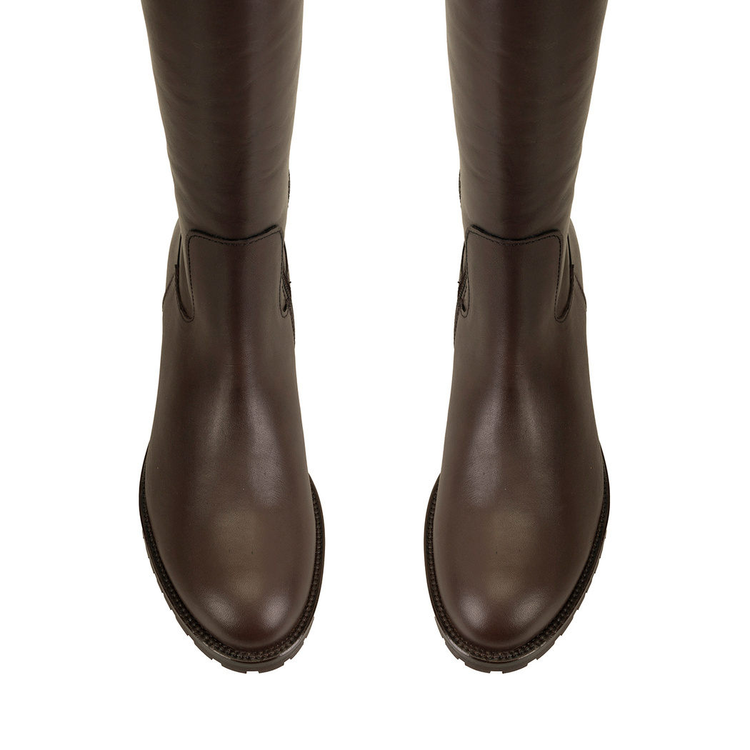 Kadın Kahve Deri Çizme